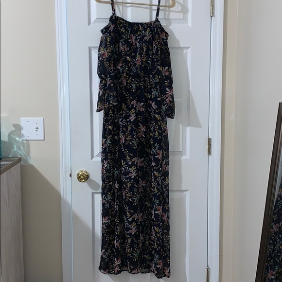 Lily Rose Dresses & Skirts - Floral Off-the-Shoulder Maxi Dress Lily Rose Dresses & Skirts - Floral Off-the-Shoulder Maxi Dress